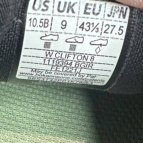 Hoka Clifton 8 men’s Pink Running Shoes - Picture 2 of 7